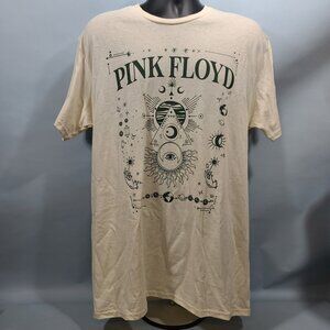 Pink Floyd Graphic T-Shirt Beige Green Size Medium New